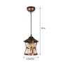 Troyes Gold Metal Hanging Light