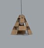 Brown Metal Single Hanging Light