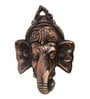 Brown Metal Wall Hanging of Lord Ganesha