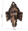 Brown Metal Wall Hanging of Lord Ganesha