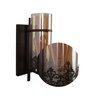 Brown Metal Wall Light