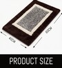 Brown Microfiber 24x16 Inches Anti-Skid Door Mat