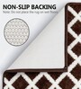 Brown Microfiber 24x16 Inches Anti-Skid Door Mat
