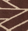 Brown Microfiber 55 x 22 Inches Machine Made Floor Runner