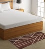 Brown Microfiber 55 x 22 Inches Machine Made Floor Runner