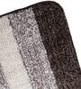 Brown Microfibre 71 x 20 Inches Machine Made Floor Runner