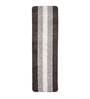 Brown Microfibre 71 x 20 Inches Machine Made Floor Runner