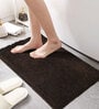 Dark Brown Microfiber AntiSkid 16 X 24 Inches Bath Mat