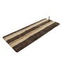 Brown Microfibre 24 x 60 Inches Machine Made Floor Runner