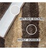 Brown Microfibre 24 x 60 Inches Machine Made Floor Runner