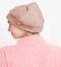 Brown Microfiber Solid 380 GSM Hair Cap Towel (1 Pc)