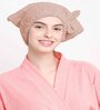 Brown Microfiber Solid 380 GSM Hair Cap Towel (1 Pc)