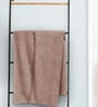 Brown Microfiber Solid 450 GSM Bath Towel