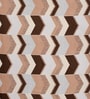 Brown Microfibre 240 TC 6 Pcs Diwan Set