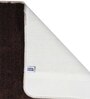 Brown Microfibre 55 x 24 Inches Machine Made Floor Runner
