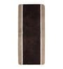 Brown Microfibre 55 x 24 Inches Machine Made Floor Runner