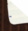 Brown Microfibre Plain Solid 32X20 Inches Antiskid Bath Mat (Set of 2)