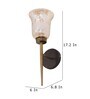 Magalie Metal Wallchieres (Brass Finish)