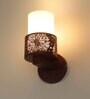 Inverted Brown Mild Steel Wall Sconces