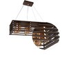 Shizen Brown Glass Island Chandelier