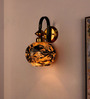 Timaru Brown Mild Steel and Glass Wall Sconces