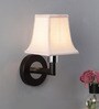 Metal Wall Mounted Uplight Sconce (Brown)