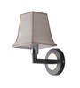 Metal Wall Mounted Uplight Sconce (Brown)