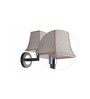 Metal Wall Mounted Uplight Sconce (Brown)