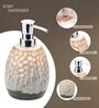 Brown Modern Ceramic 3Pcs Bath Set