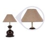 Brown Natural Fiber Designer Table Lamp