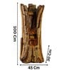 Brown Nature Inspired Carved Tree Water Fountain