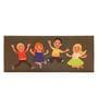 Brown Character Nylon 2 ft x 4 ft Kids Floor Runner