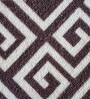 Brown Nylon Geometric Pattern 47.2 x 19.6 Inches Runner
