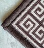 Brown Nylon Geometric Pattern 47.2 x 19.6 Inches Runner