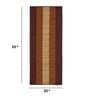 Brown Polyester Machine Made Floor Runner and Door Mat