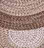Brown Oic Robust Oval Braided Heavy 5X7 Ft Carpet
