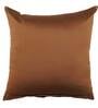 Orange Striped Polyester 20 x 20 Inches Cushion Cover