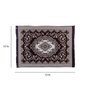Brown Persian Chenille 4 Ft X 6 Ft Machine Made Carpet