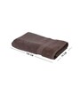 Paradiso Brown 100% Cotton Zero Twist 500 GSM Bath Towel