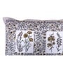 Brown Patterned 144 TC 100% Cotton (Set of 2) Pillow Covers