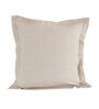 Brown Patterned 300 TC Cotton 24 x 24 Inches Pillow Covers (Set of 2)