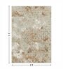 Brown Persian 3x5 Feet Machine Made Carpet
