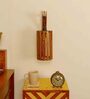 Casa L Brown Solid Wood Wall Sconces