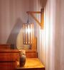 Casa L Brown Solid Wood Wall Sconces