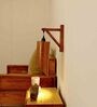 Brown Pine Wood Cedar Wall Sconces