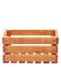 Brown Pine Wood Crate Planter Stand