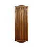 Wooden Flush Mount Wall Light (Brown)