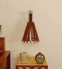 Funnel Wooden Novelty Wall Light (Natural Wood)