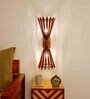 Funnel Wooden Novelty Wall Light (Natural Wood)