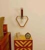 Hexad L Brown Solid Wood Wall Sconces